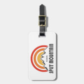 スプリットマウンテンカリフォルニア ラゲッジタグ (正面縦)