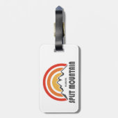 スプリットマウンテンカリフォルニア ラゲッジタグ (裏面縦)