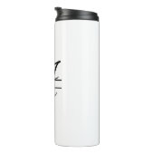 スプリットモノグラムA-Z白黒 タンブラー (回転右)