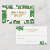 スプリットリーフフィロデンドロン熱帯紹介カード 紹介カード (正面/裏面)