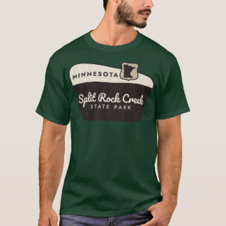 スプリットロッククリーク州パークミネソタウェルカムサイン Tシャツ