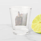 スプリットロックライトハウスからのビーチショットガラス ショットグラス (裏面)