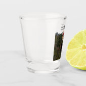 スプリットロックライトハウスからのビーチショットガラス ショットグラス (左)