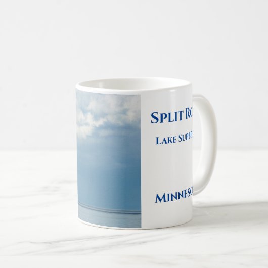 スプリットロックライトハウスオンレイクスーペリア コーヒーマグカップ (正面右)