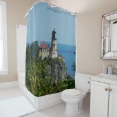 スプリットロックライトハウスシャワーカーテン シャワーカーテン (インサイチュ)