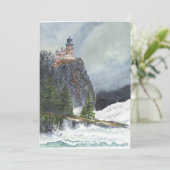 スプリットロックライトハウスミネソタサンキューカード サンキューカード (スタンド正面)