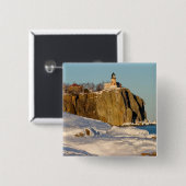 スプリットロックライトハウス州パークオンレイク 缶バッジ (正面&裏面)