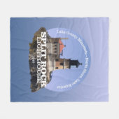 スプリットロックライトハウス フリースブランケット (正面(横))