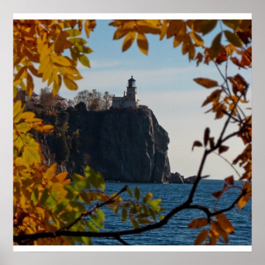 スプリットロックライトハウスin秋 ポスター (正面)