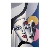 スプリット決定 – Ken Gage Surreal Poster