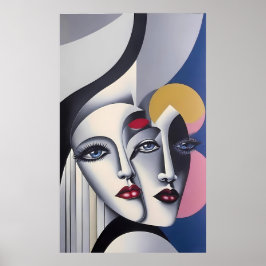 スプリット決定 – Ken Gage Surreal Poster ポスター