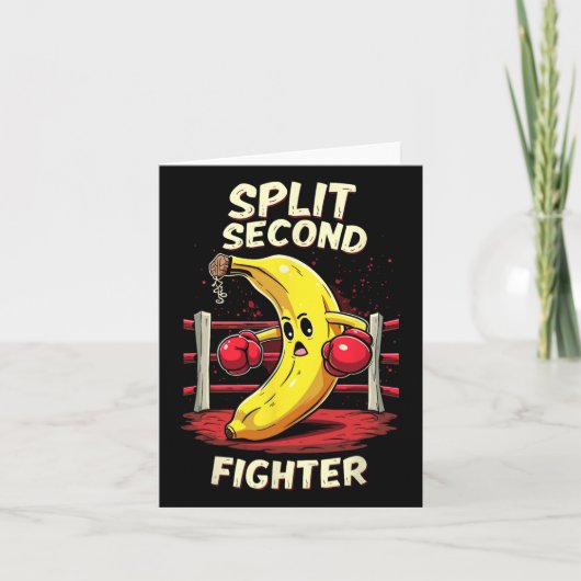 スプリット第2ファイタームエタイMmaボクシングバナナ カード (正面)