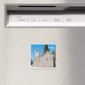 スプリット近くのマルジャンの丘の小さな教会 – クロアチア マグネット (インサイチュ (食洗機))