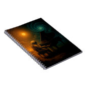 スプリット遊リアリティの宇宙飛行士のピアノ – Surreal ノートブック (右側)