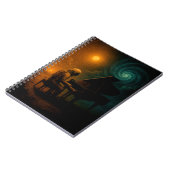 スプリット遊リアリティの宇宙飛行士のピアノ – Surreal ノートブック (左側)