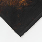 スプリット遊リアリティの宇宙飛行士のピアノ – Surreal フリースブランケット (角)