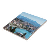 スプリット・シティ海底上空ビュー、ダルマティア、クロアチア タイル (側面)