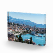 スプリット・シティ海底上空ビュー、ダルマティア、クロアチア フォトブロック (右)