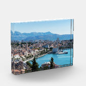 スプリット・シティ海底上空ビュー、ダルマティア、クロアチア フォトブロック (左)