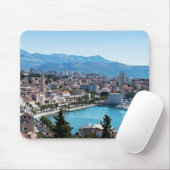 スプリット・シティ海底上空ビュー、ダルマティア、クロアチア マウスパッド (マウス)