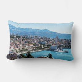 スプリット・シティ海底上空ビュー、ダルマティア、クロアチア ランバークッション