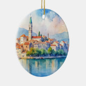 スプリット・シティ・クロアチア セラミックオーナメント (右)