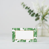 スプリット・リーフ・フィロデンドロン・サマー結婚ズ プレイスカード (スタンド正面)