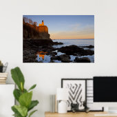 スプリット・ロック・ライト・ハウス ポスター (ホームオフィス)