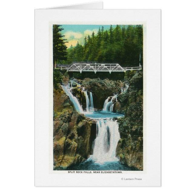 スプリット・ロック・滝・ブリッジの表示 (正面)