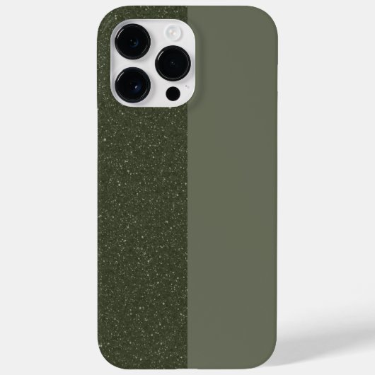 スプリットMossグリーンiPhone 14 Pro Maxケース(カスタム) Case-Mate iPhoneケース (裏面)