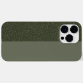 スプリットMossグリーンiPhone 14 Pro Maxケース(カスタム) Case-Mate iPhoneケース (裏面 (横))
