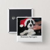 スプリンガーのサンタPin 缶バッジ (正面&裏面)