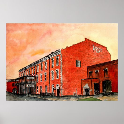 スプリンガーオペラハウスアートプリント ポスター (正面)