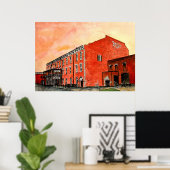 スプリンガーオペラハウスアートプリント ポスター (ホームオフィス)