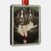 スプリンガースパニエルのオーナメント メタルオーナメント (右)