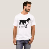 スプリンガースパニエルのワイシャツ Tシャツ (正面フル)