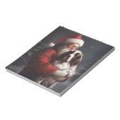 スプリンガースパニエル犬サンタクロースフェスティバルクリスマス ノートパッド (回転)