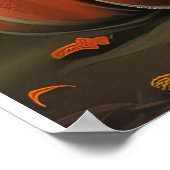 スプリンガースパニエル犬ハロウィン不気味 ポスター (角)