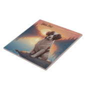 スプリンガースパニエル犬バイレイク タイル (側面)