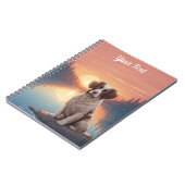 スプリンガースパニエル犬バイレイク ノートブック (左側)