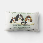 スプリンガースパニエル犬パピーズ ランバークッション (裏面)