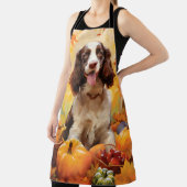 スプリンガースパニエル犬秋感謝祭 エプロン (インサイチュ)