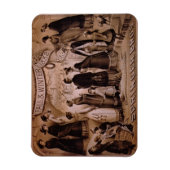 「スプリンガー・ブラザーズ、ボストン、秋、ウィンター・カレック マグネット (縦)