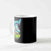 スプリンクでドリップしたサッカーアイスクリームを尊重する コーヒーマグカップ (正面左)