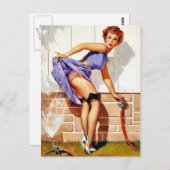 スプリンクラーピンアップ ポストカード (正面/裏面)