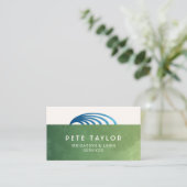 スプリンクラー灌漑用芝生 名刺 (スタンド正面)