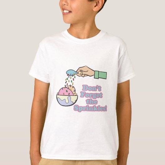 スプリンクルを忘れないで Tシャツ (正面)