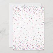 スプリンクルアイスクリームベビーシャワー招待状-ボーイ 招待状 (裏面)