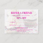 スプリンクルカップケーキベーカリー 紹介カード (裏面)