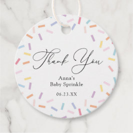 スプリンクルスサンキューメッセージカード フェイバータグ